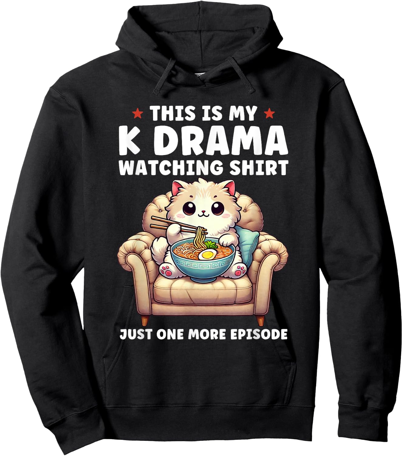 This is My K Drama Watching Shirt Korean Drama K-Drama Hoodie - Hoodie | Black