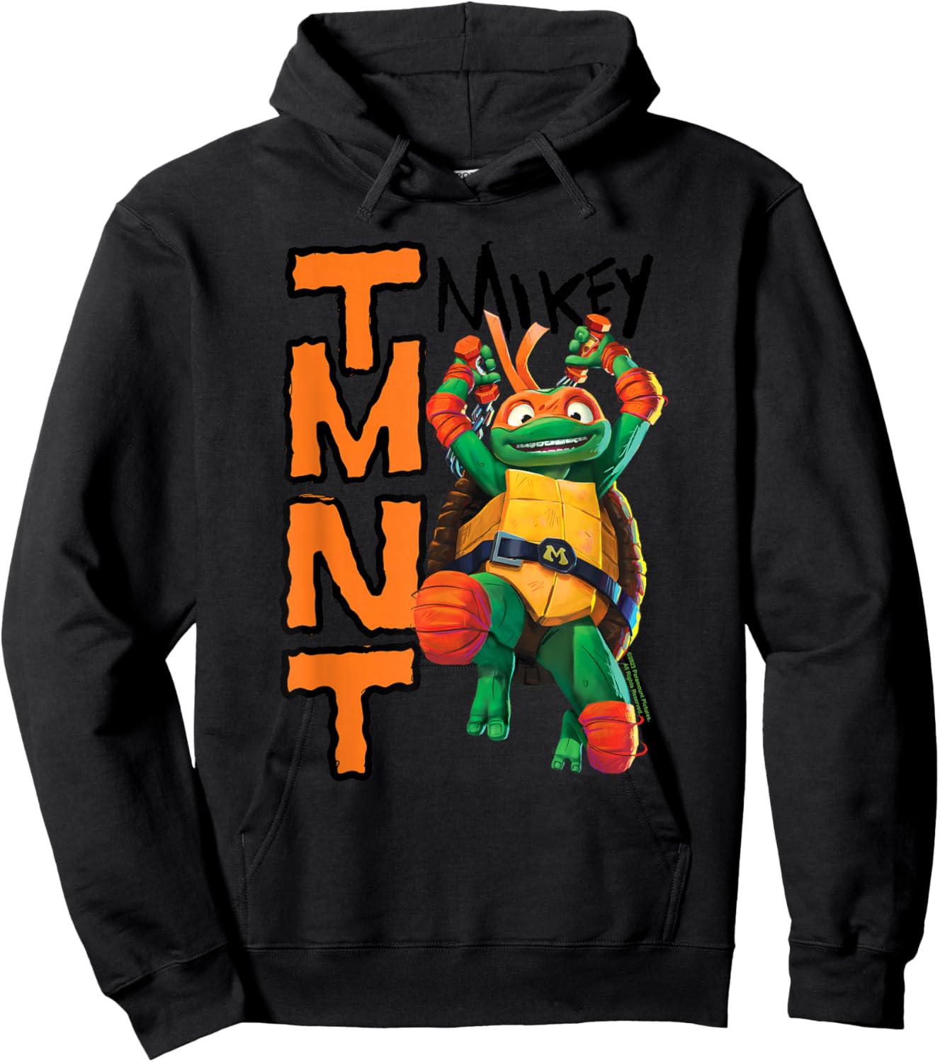 Teenage Mutant Ninja Turtles: Mutant Mayhem Mikey Hoodie - Hoodie | Black