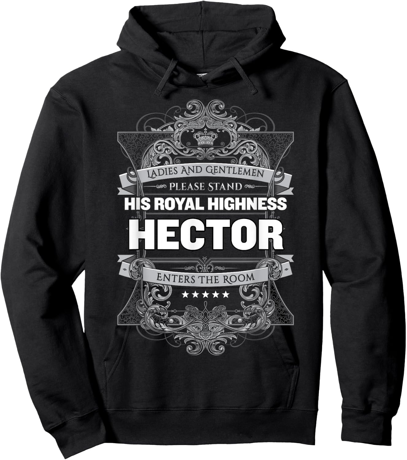 Hector First Name Hoodie - Hoodie | Black