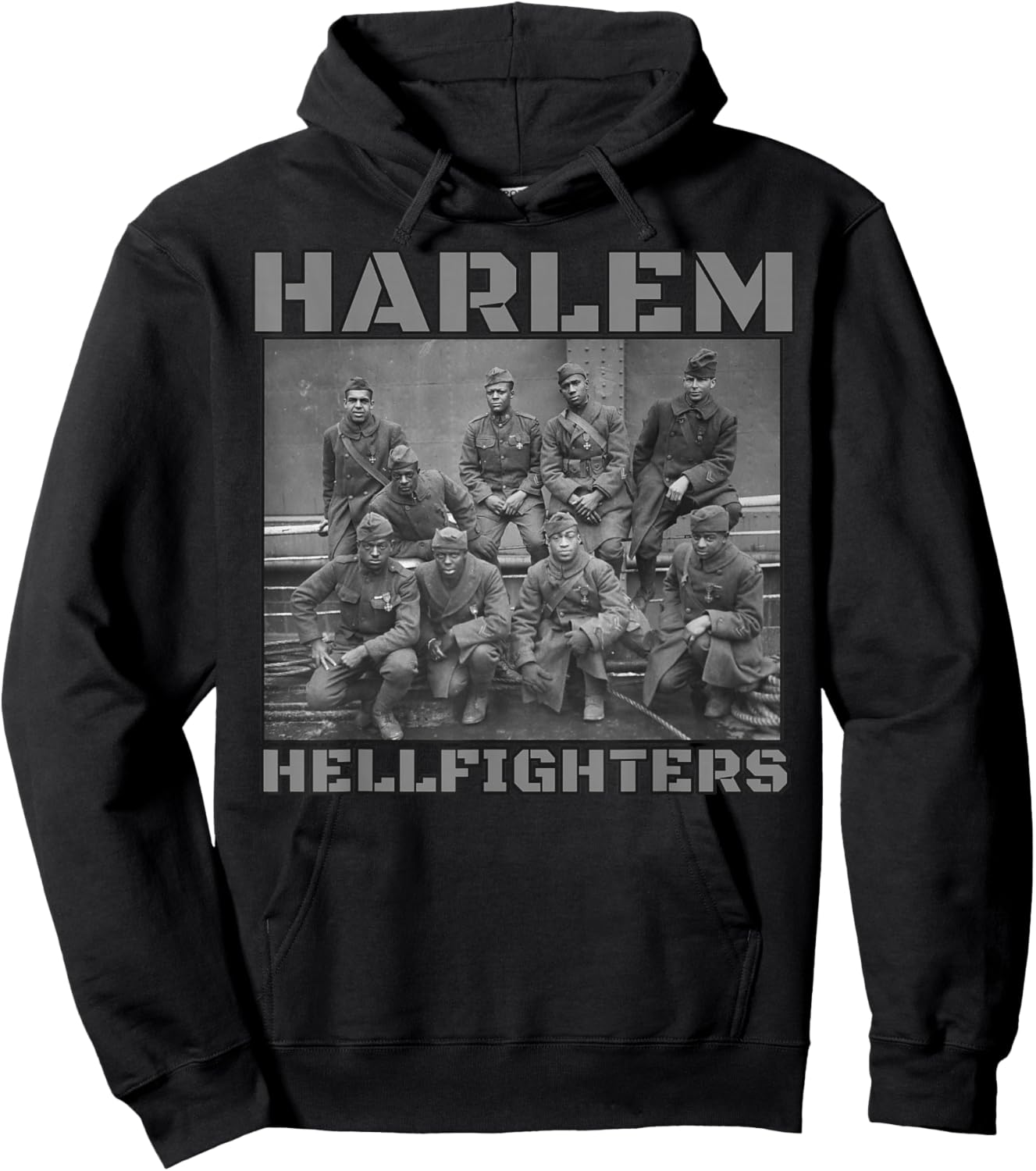 Black Military History USA Black History Harlem Hellfighters Hoodie - Hoodie | Black