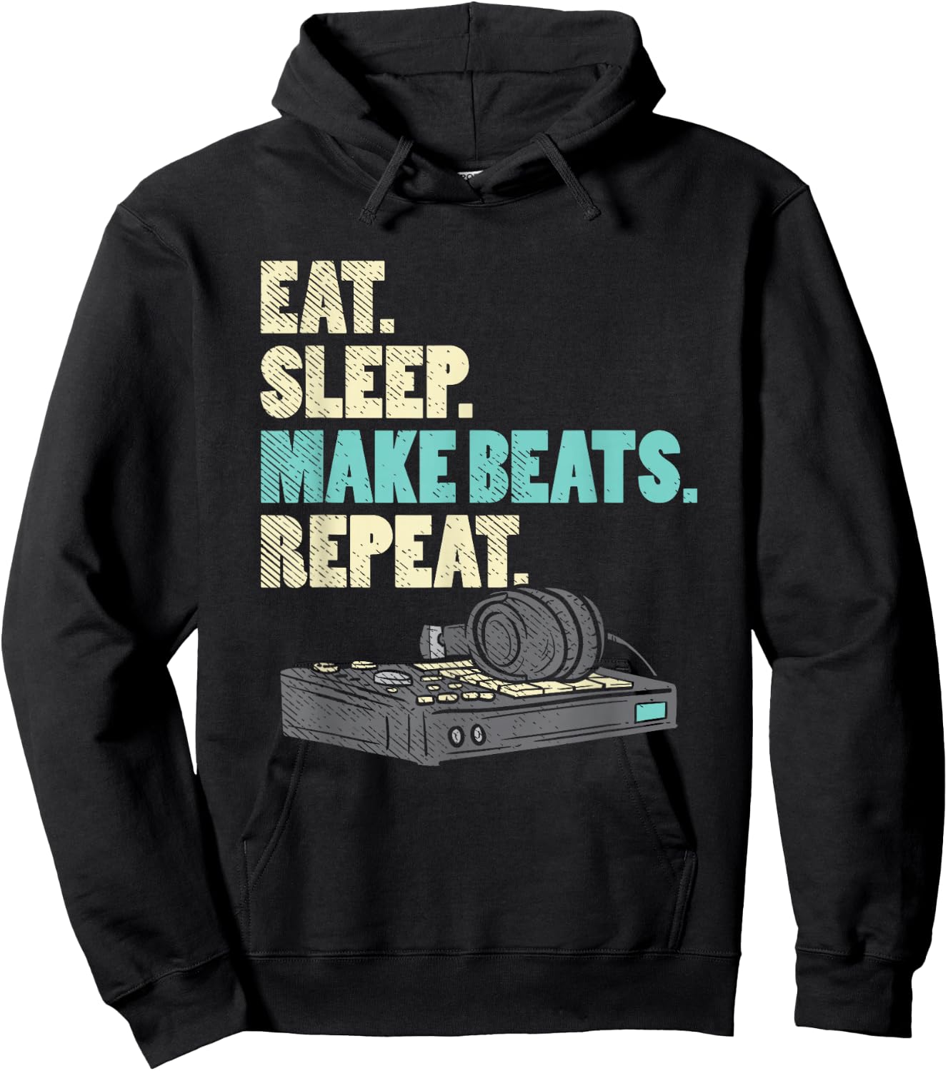 Music Producer, Funny Dj, Music Creator Hoodie - Hoodie | Black