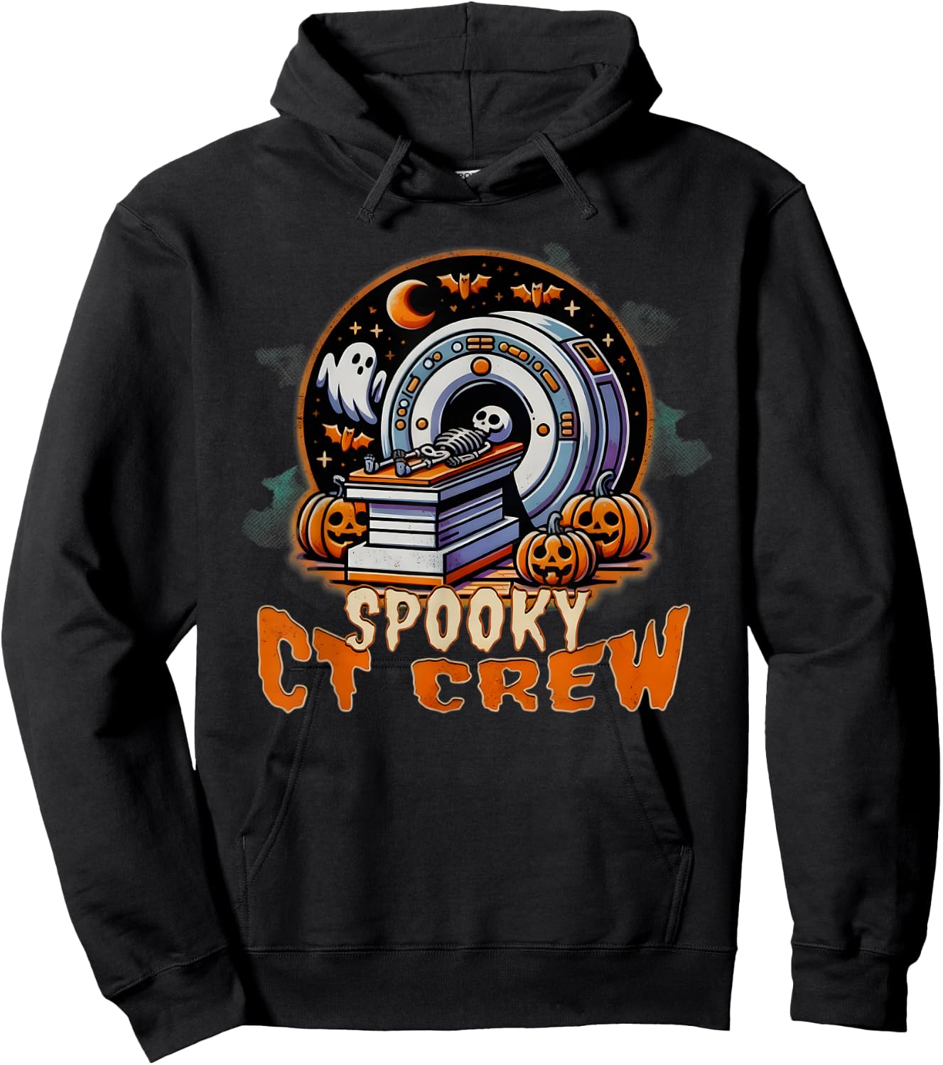 Halloween CT Tech CT Technologist Halloween Rad Tech T Hoodie - Hoodie | Black