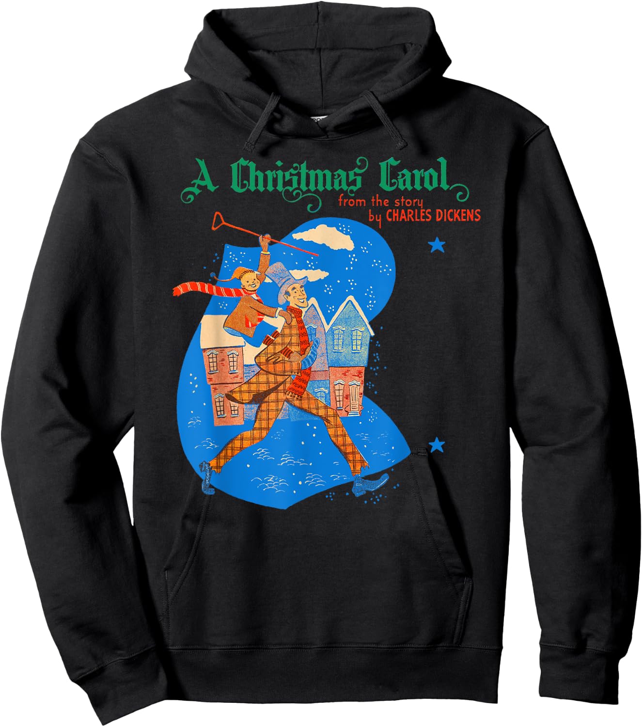 Bah Humbug Scrooge A Christmas Carol Tiny Tim Winter Gift Hoodie - Hoodie | Black