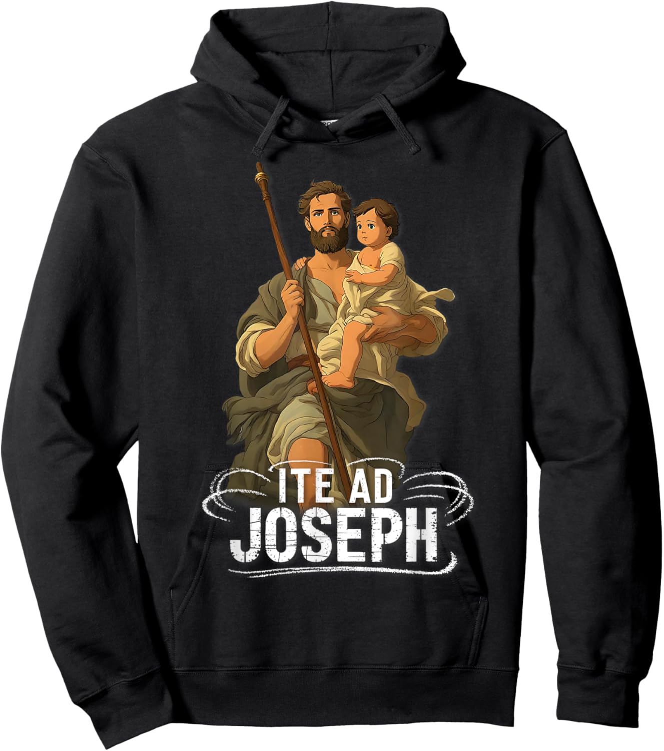 Saint Joseph Catholic Father And Worker Hoodie - Hoodie | Black