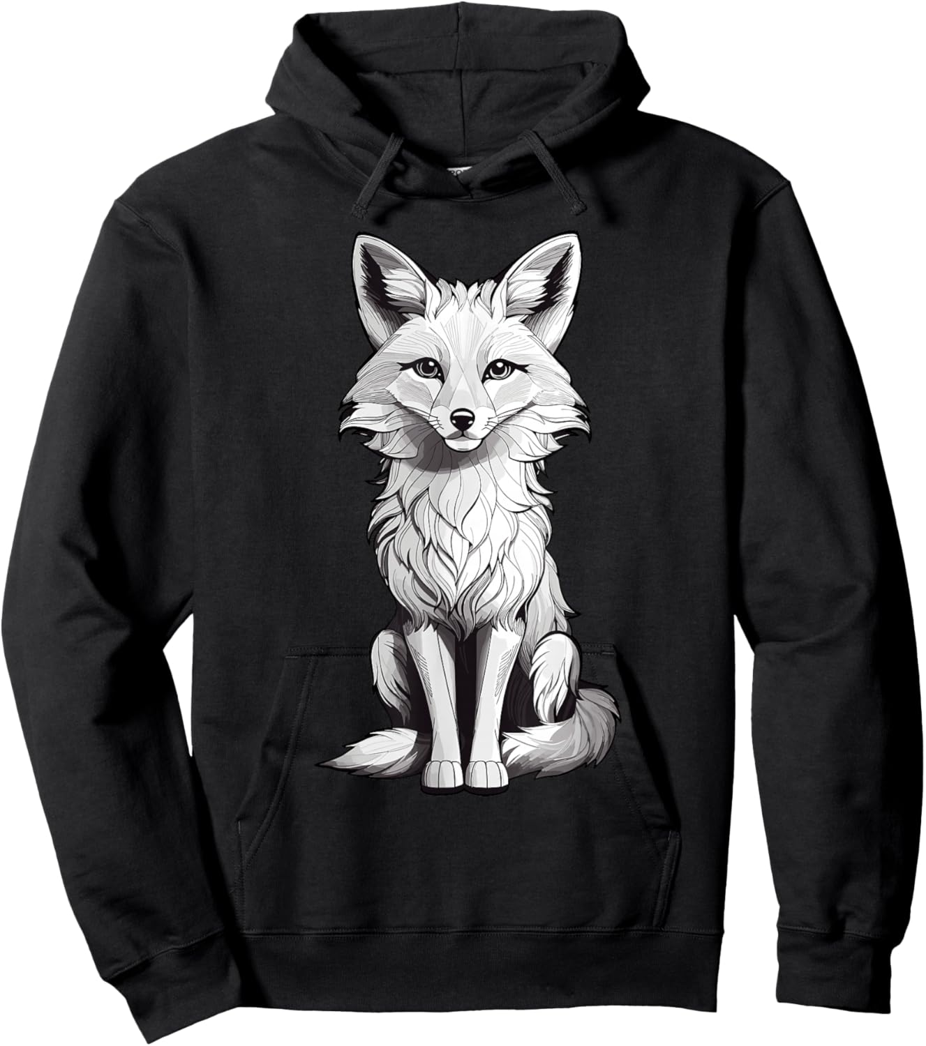 Cute Fox Forest Animal Fox Lover Hoodie - Hoodie | Black