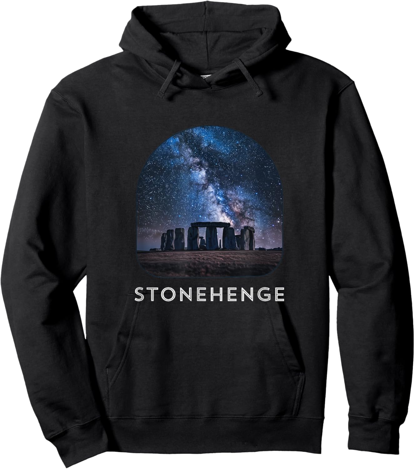 Stonehenge At Night / Stonehenge Hoodie - Hoodie | Black