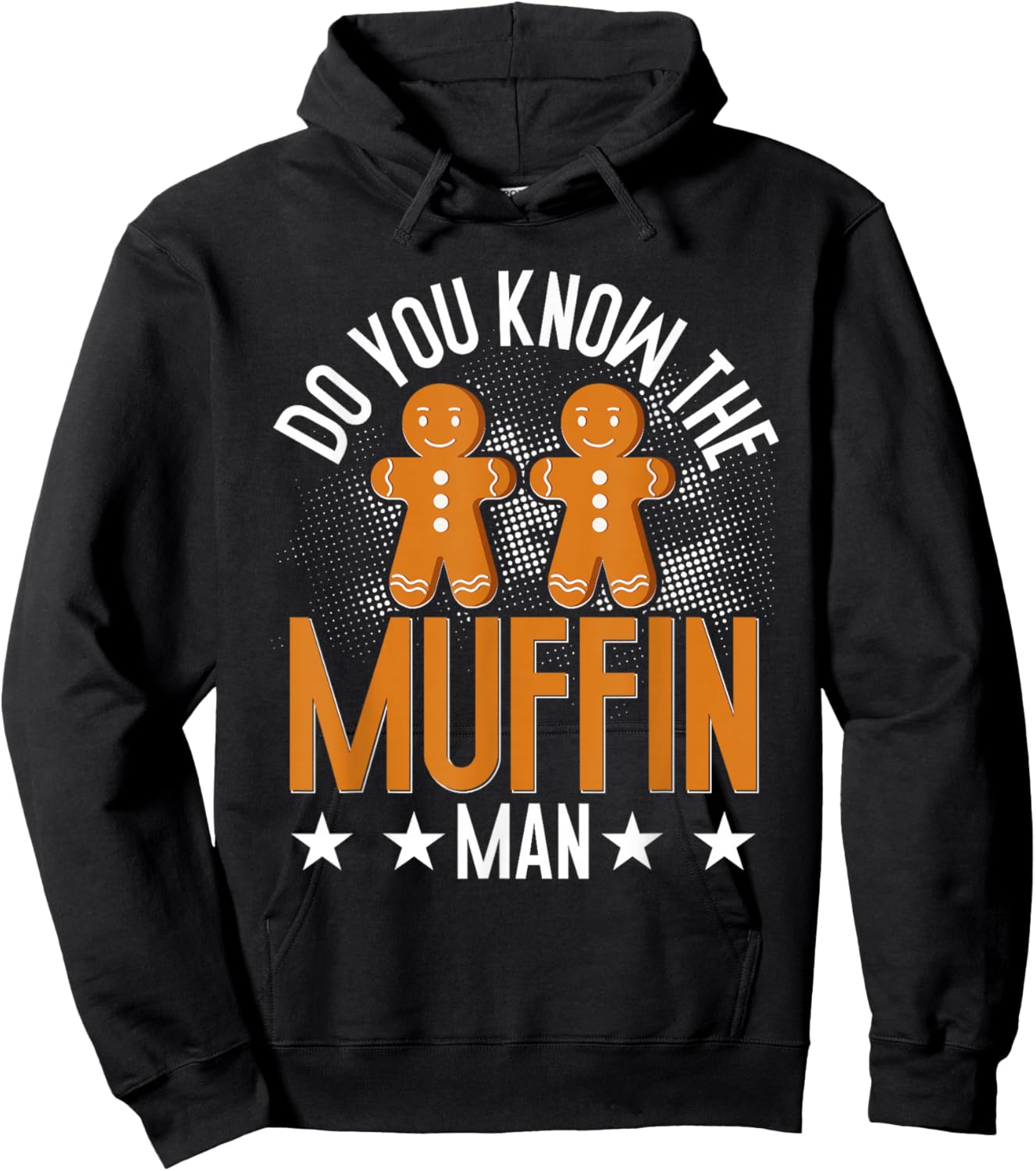 Do You Know The Man Muffin Candy Cane Cookie Gingerbread Hoodie - Hoodie | Black