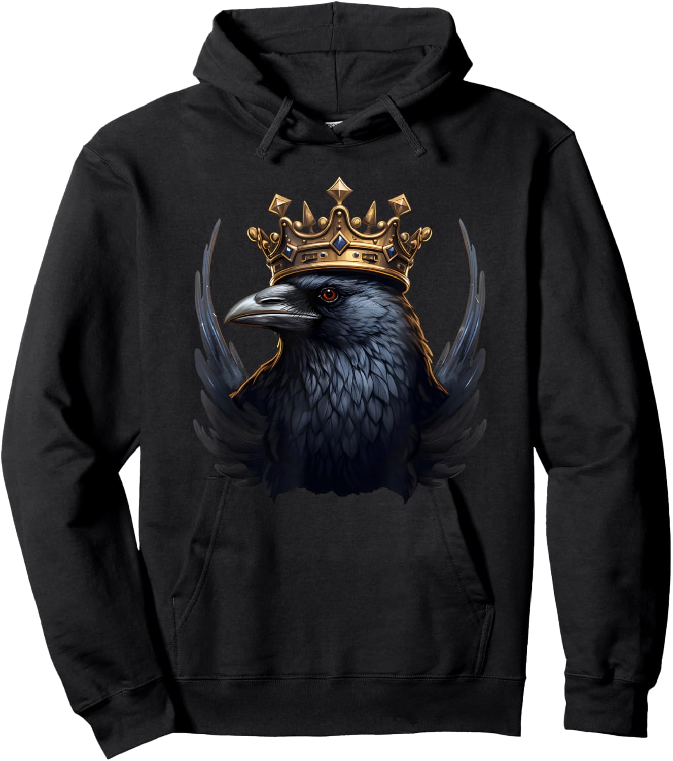 Royalcore - royal raven Hoodie - Hoodie | Black