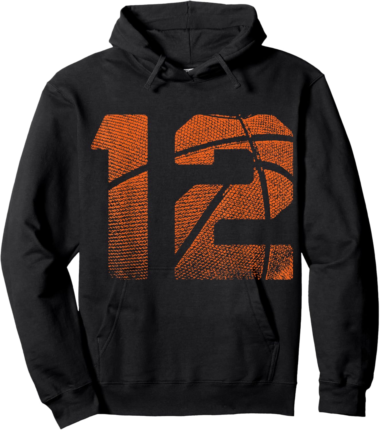 12th Birthday Boy Basketball Player Basketball 12 Years Old Hoodie - Hoodie | Black