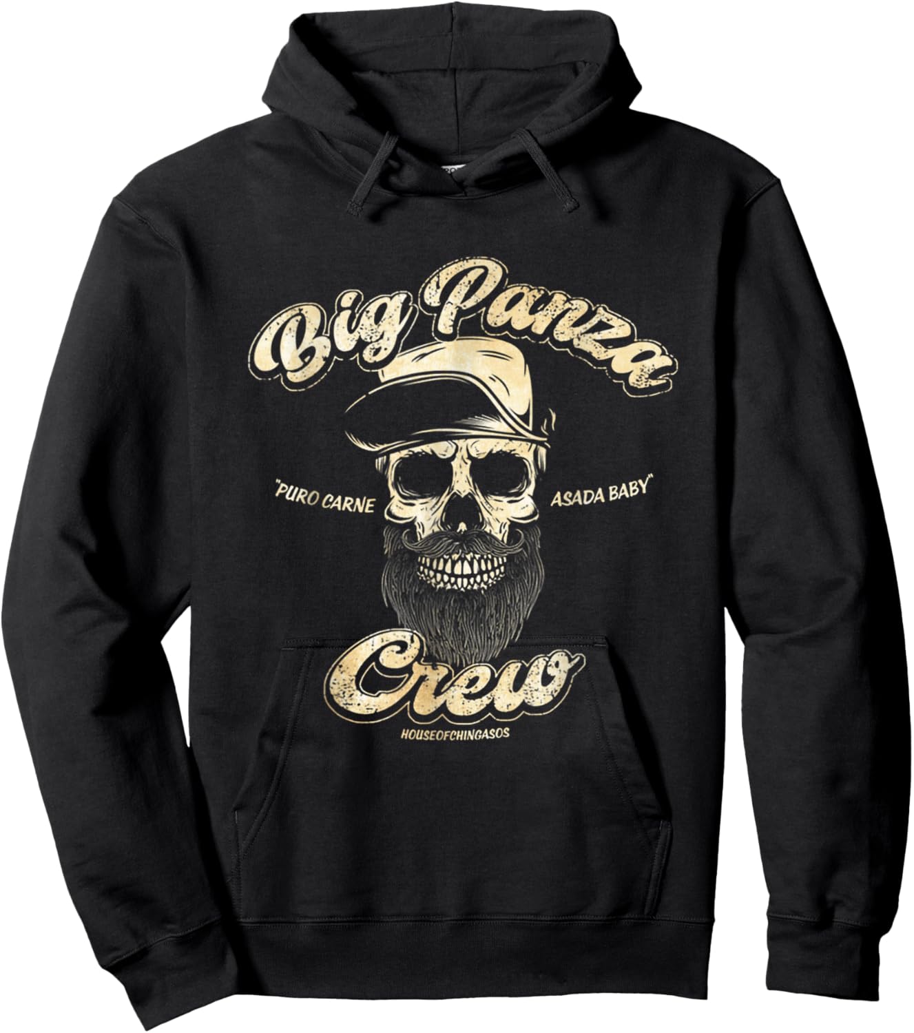 Big Panza Crew Chingon Hoodie - Hoodie | Black