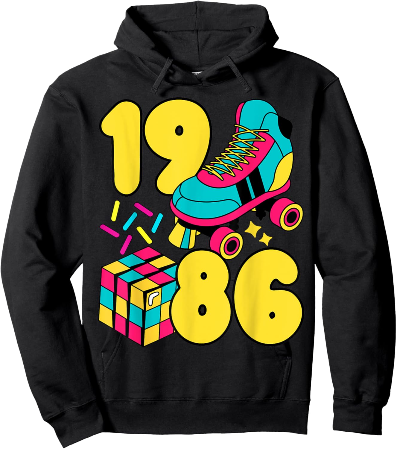 Class of 1986 Graduation High School College Reunion Hoodie - Hoodie | Black