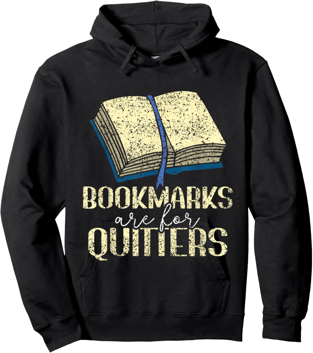 Bookmarks Are For Drückeberger Readers Book Reader Reading Hoodie - Hoodie | Black