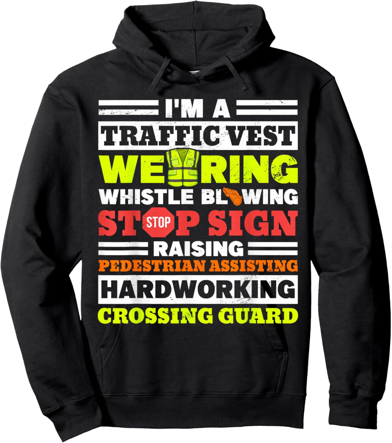 School Crossing Guard Hoodie - Hoodie | Black