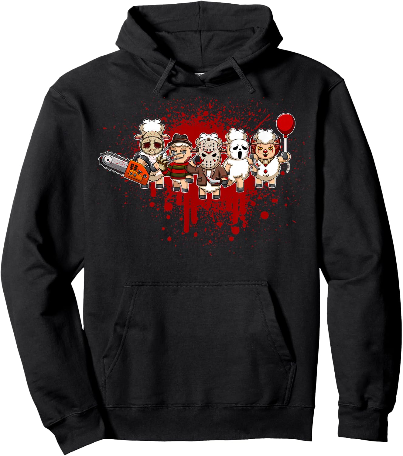 My Little Horror Crew - Halloween Sheep Hoodie - Hoodie | Black