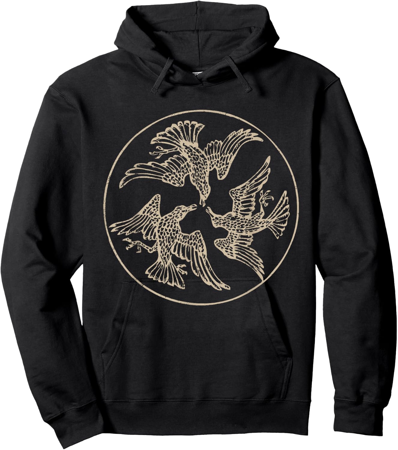 The Morrigan Celtic Irish Mythology Raven Crow War Goddess Hoodie - Hoodie | Black