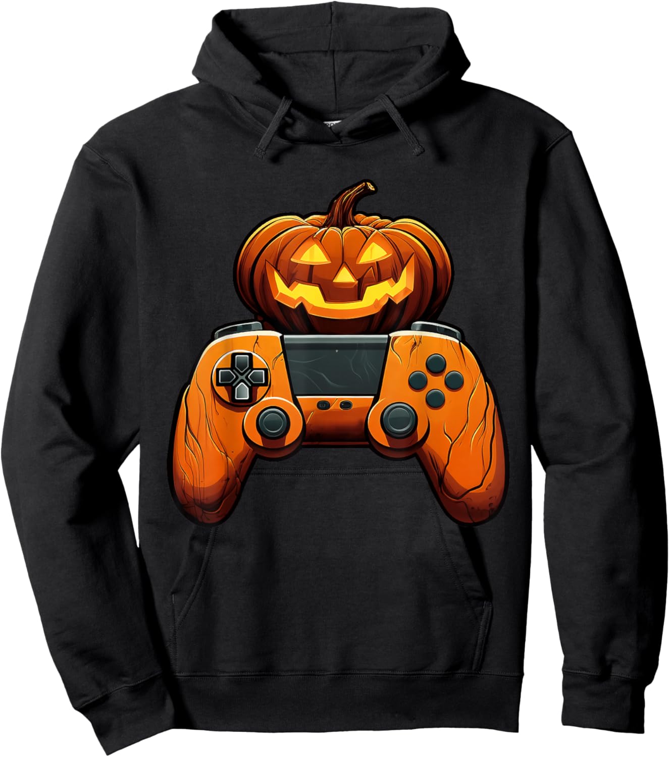Halloween Skeleton Zombie Gaming Controllers Mummy Boys Kids Hoodie - Hoodie | Black