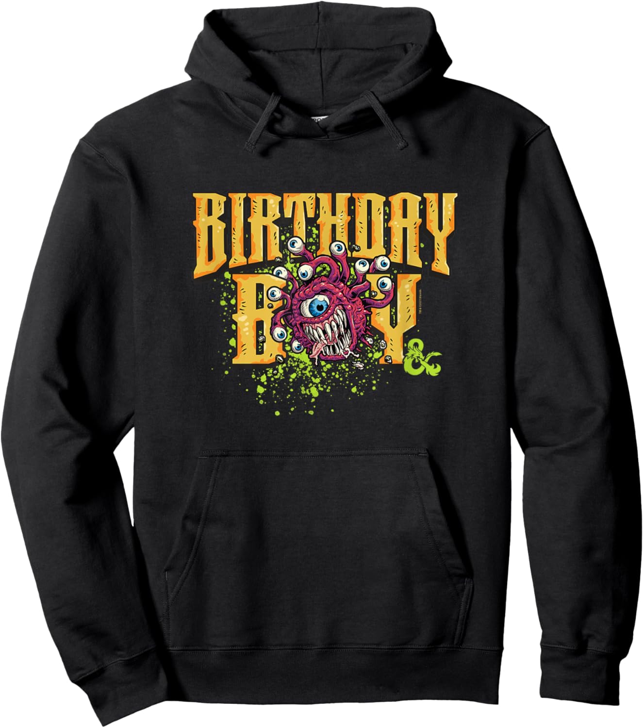 Dungeons & Dragons Birthday Boy Beholder Lawful Evil Icon Hoodie - Hoodie | Black