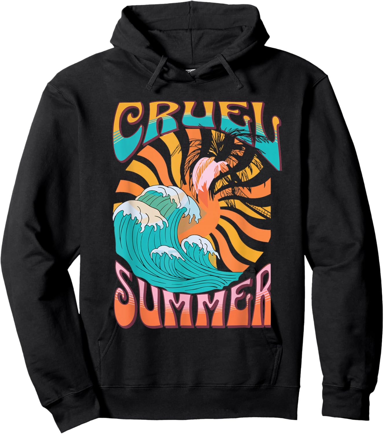 Cruel Summer Funny Cute Retro Vintage Hoodie - Hoodie | Black