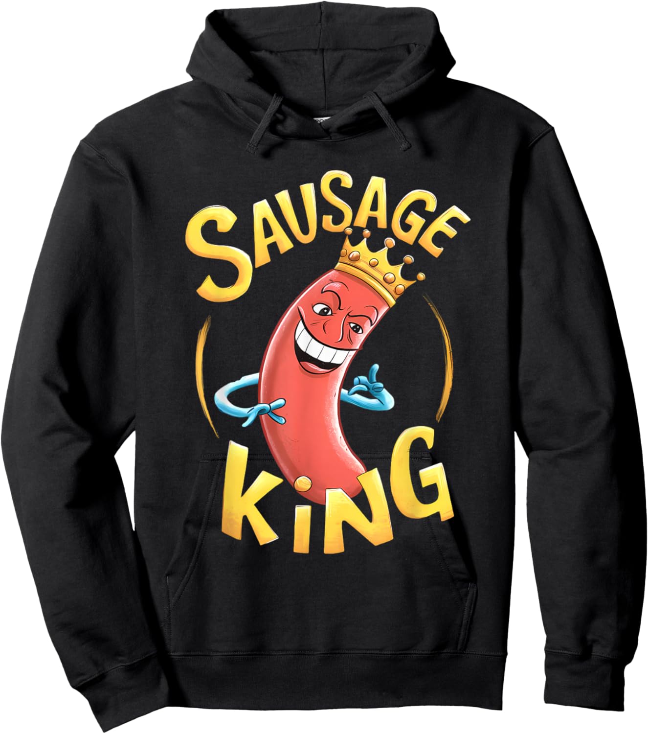 Sausage King Men Boys Hoodie - Hoodie | Black