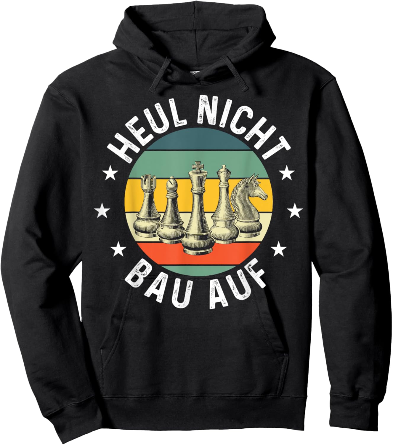 Heul Nicht Bau Auf Schach Hoodie - Hoodie | Black
