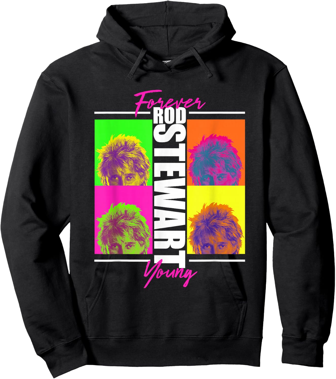 Rod Stewart Forever Young Hoodie - Hoodie | Black