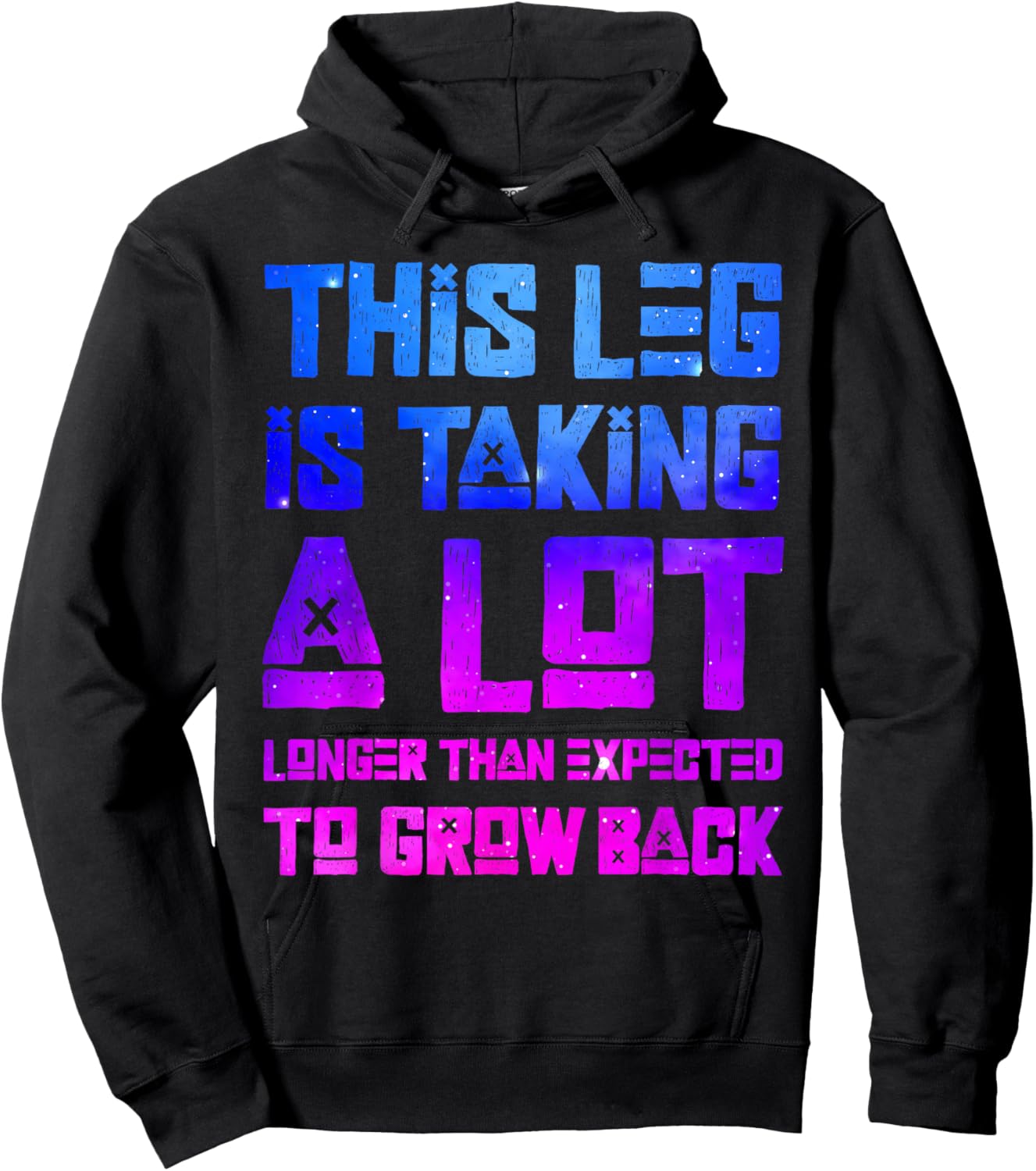 Funny leg amputation - Leg Amputee - Amputated Leg Hoodie - Hoodie | Black