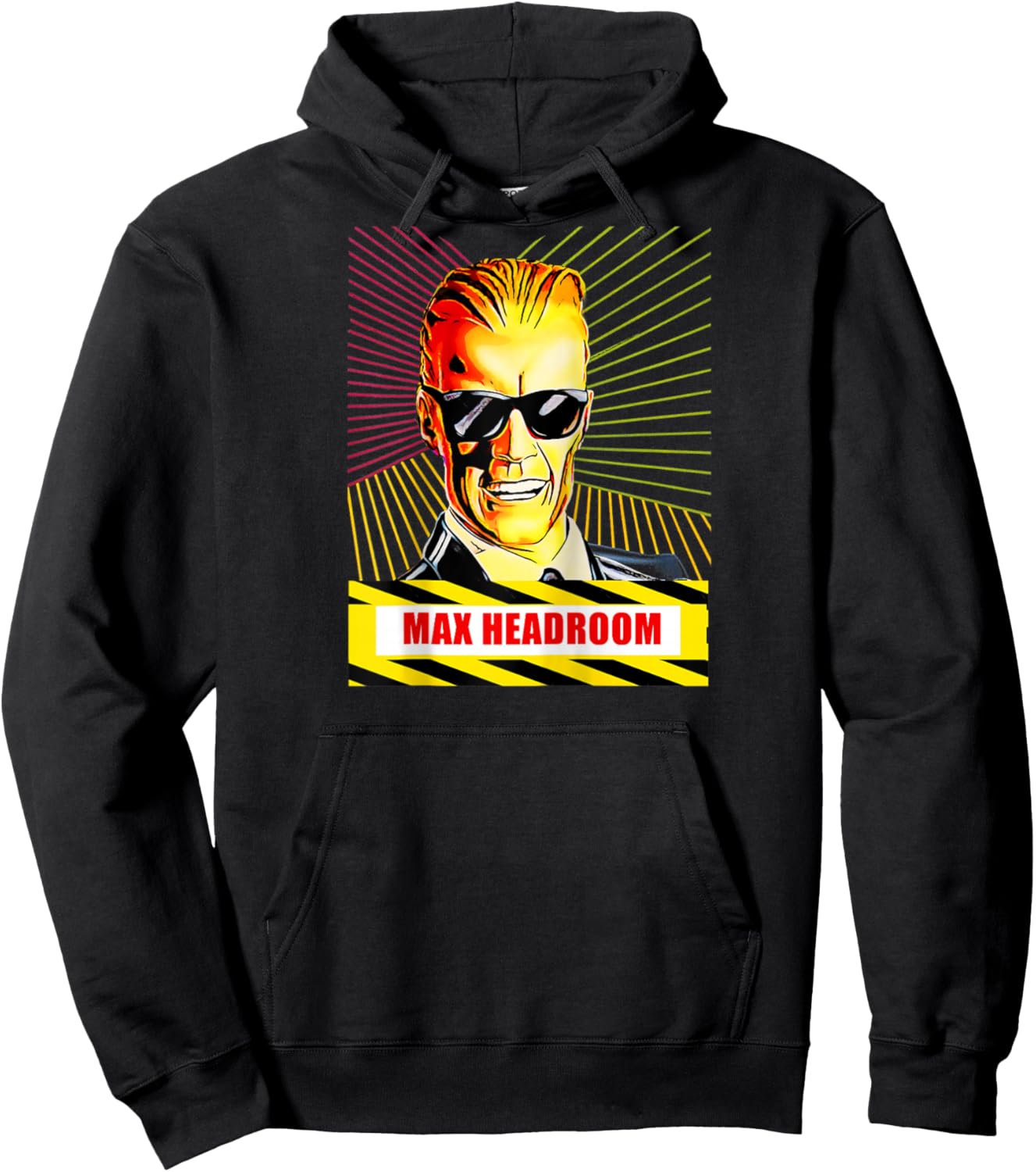 Actor is talented max and headroom beautiful people 6 Raglan Baseball Hoodie - Hoodie | Black