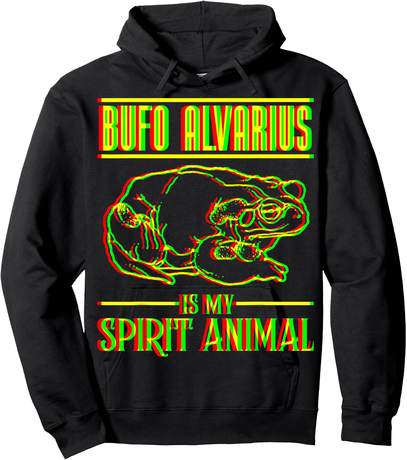 Bufo Alvarius Toad Is My Spirit Animal Shirt Hoodie - Hoodie | Black