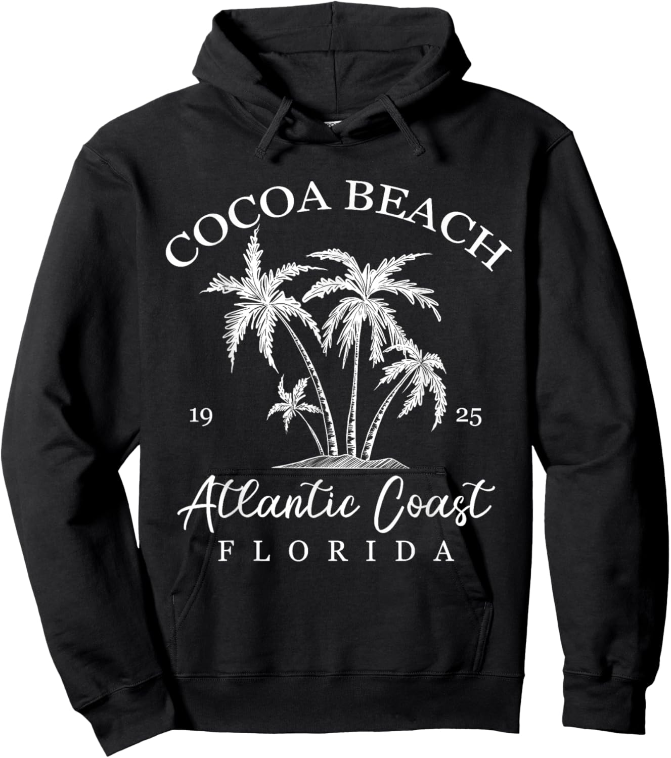 Cocoa Beach, Florida Beach Design Tribal Turtle Gifts Hoodie - Hoodie | Black
