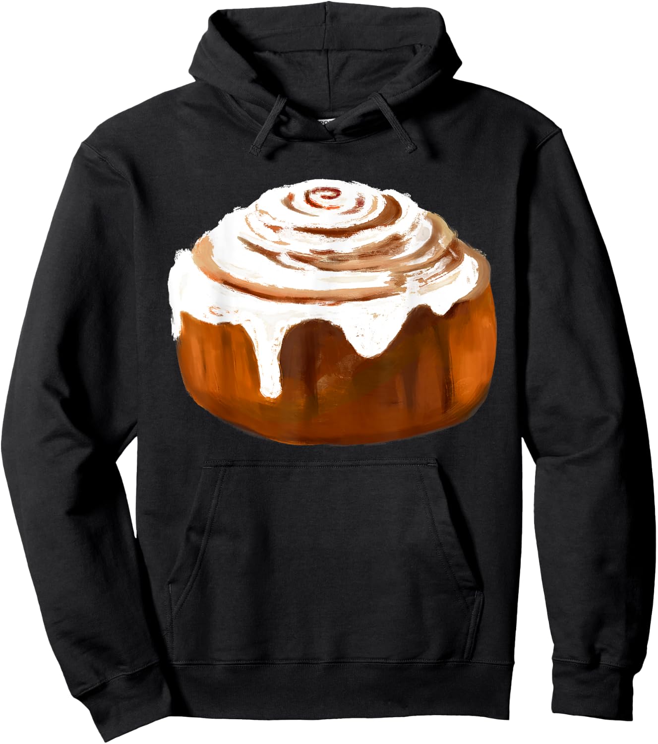 Cinnamon Roll Costume Halloween Bread Cosplay Food Costume Hoodie - Hoodie | Black