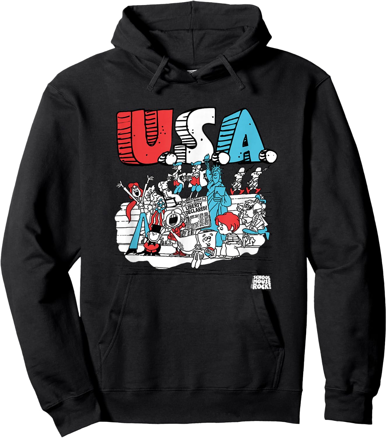 Schoolhouse Rock USA Celebration at The Capital Retro TV Hoodie - Hoodie | Black