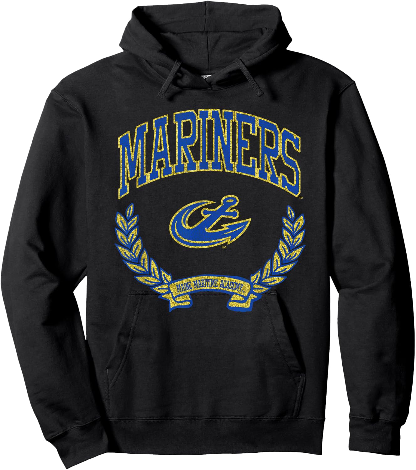 Maine Maritime Mariners Victory Vintage Officially Licensed Hoodie - Hoodie | Black