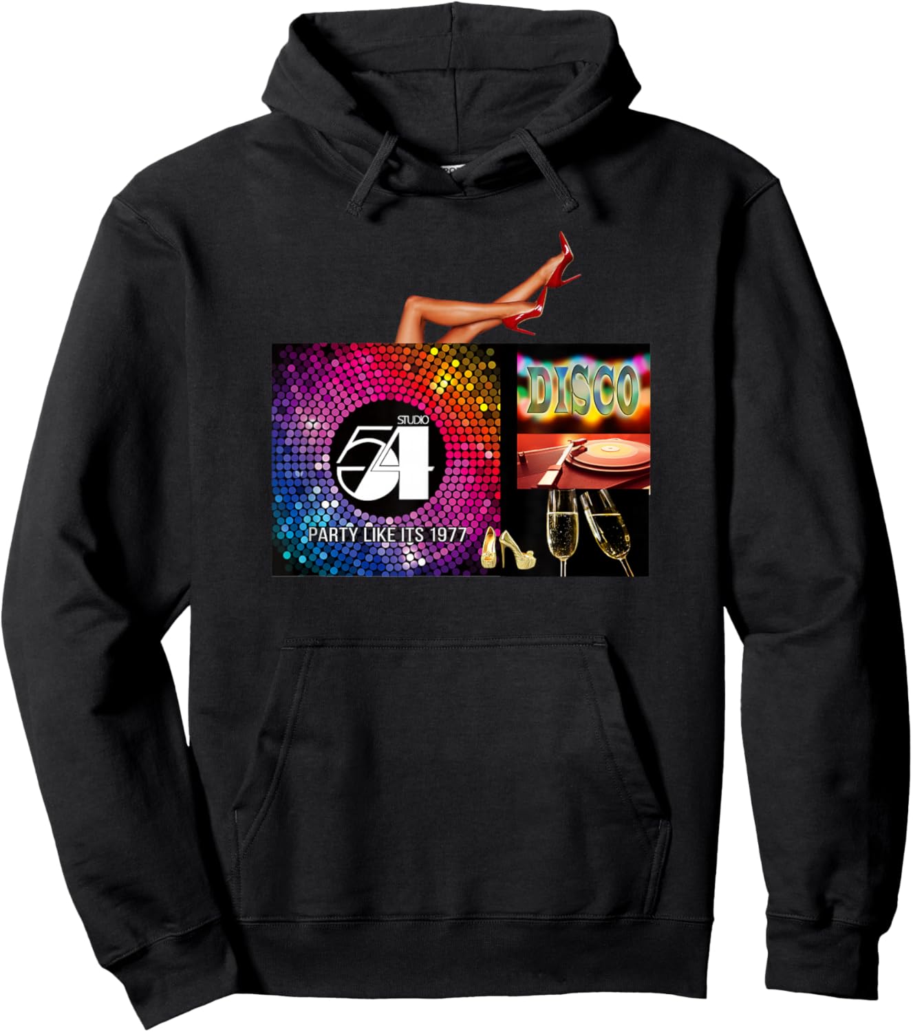 Studio 54_Disco_003 Hoodie - Hoodie | Black