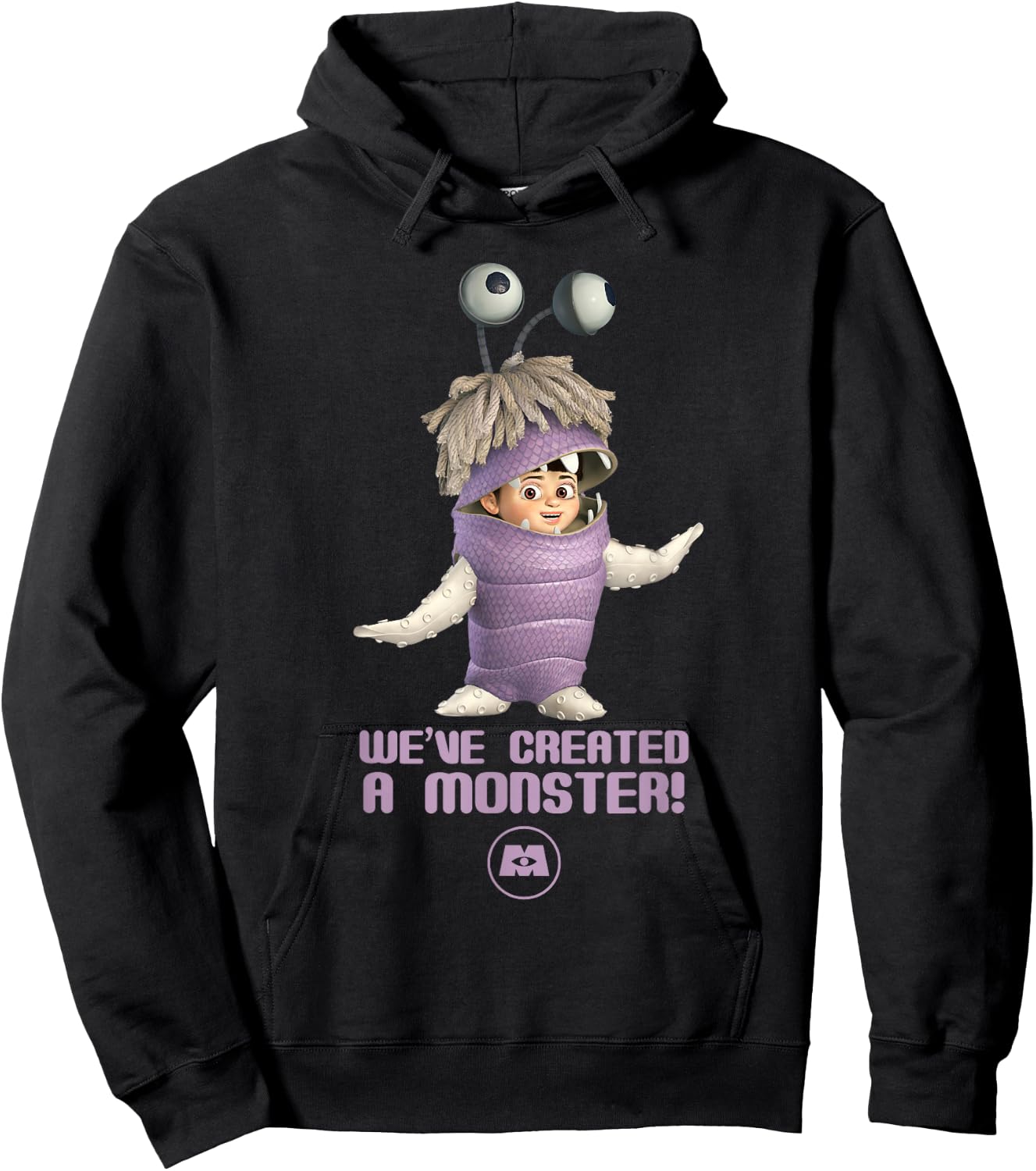 Disney Pixar's Monsters, Inc. Boo We've Created a Monster Hoodie - Hoodie | Black