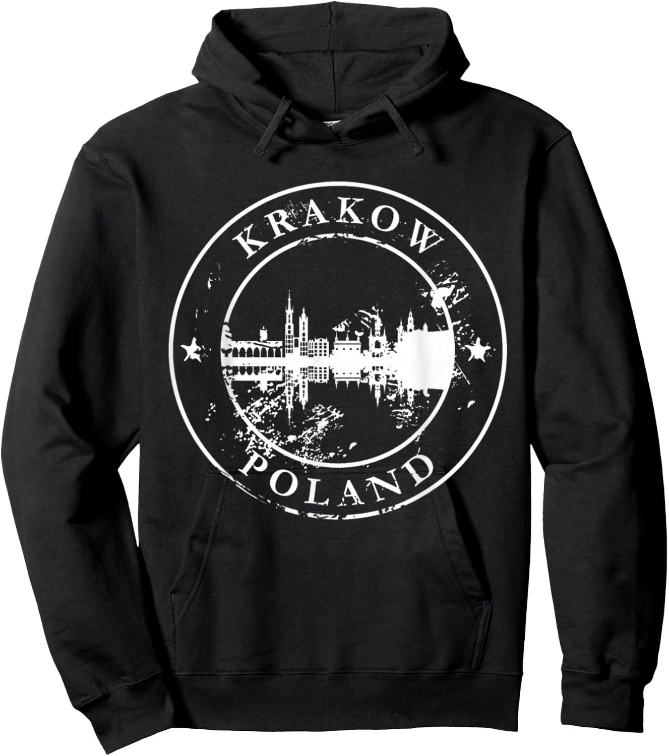 Poland Krakow Home State I Love Vintage Hoodie - Hoodie | Black