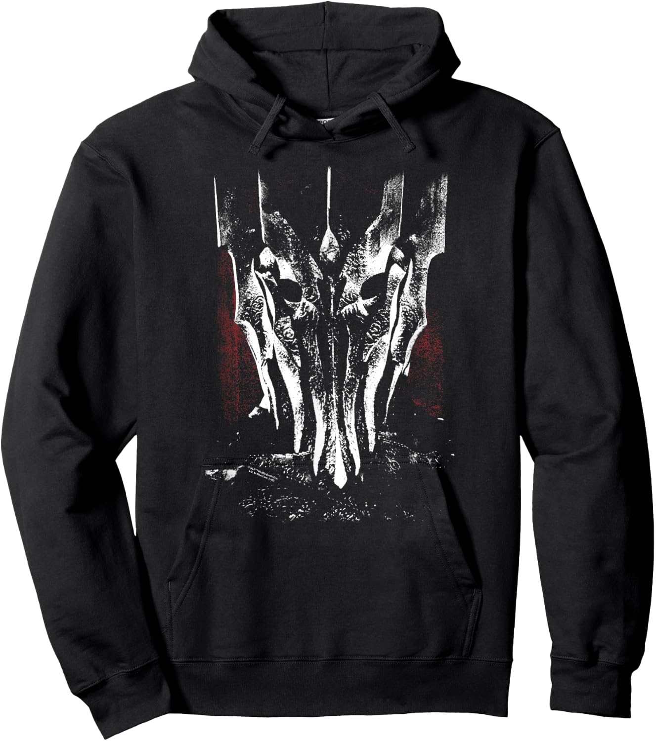 Lord of The Rings Big Sauron Head Hoodie - Hoodie | Black