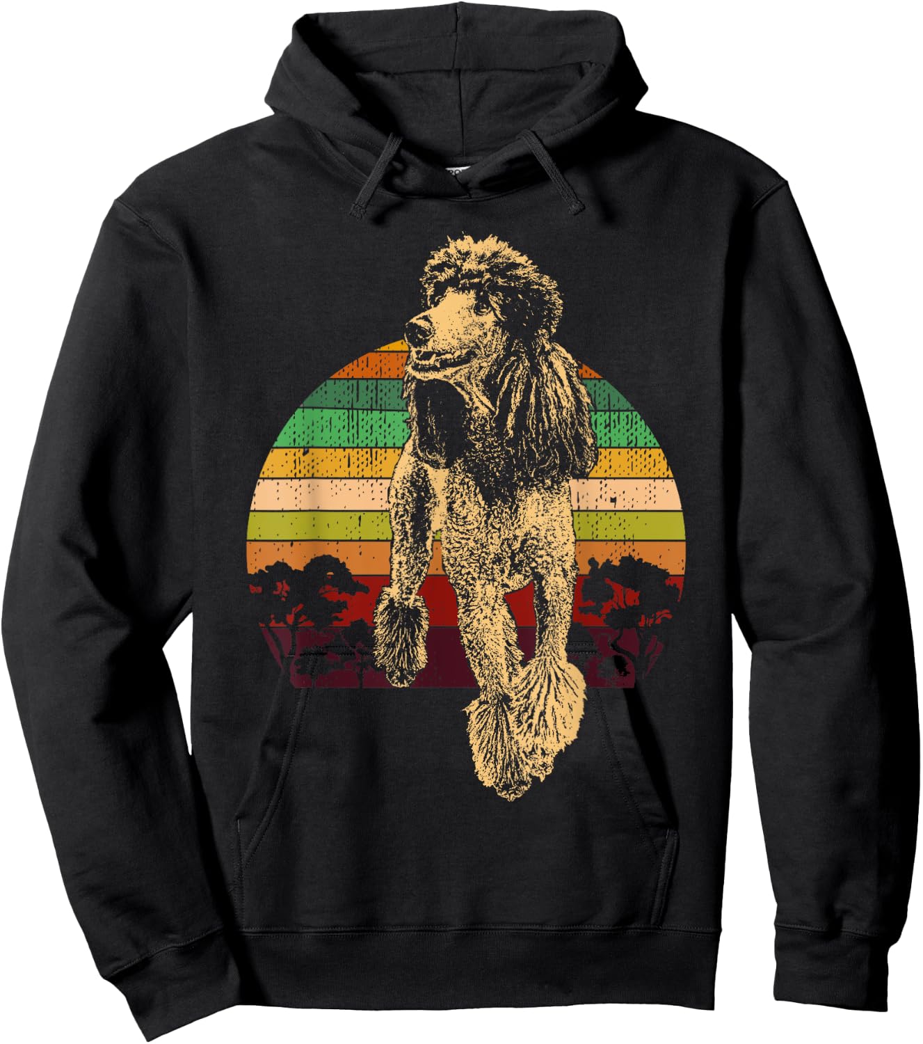 Poodle Standard Miniature & Toy Poodle Dog Women Kids Hoodie - Hoodie | Black