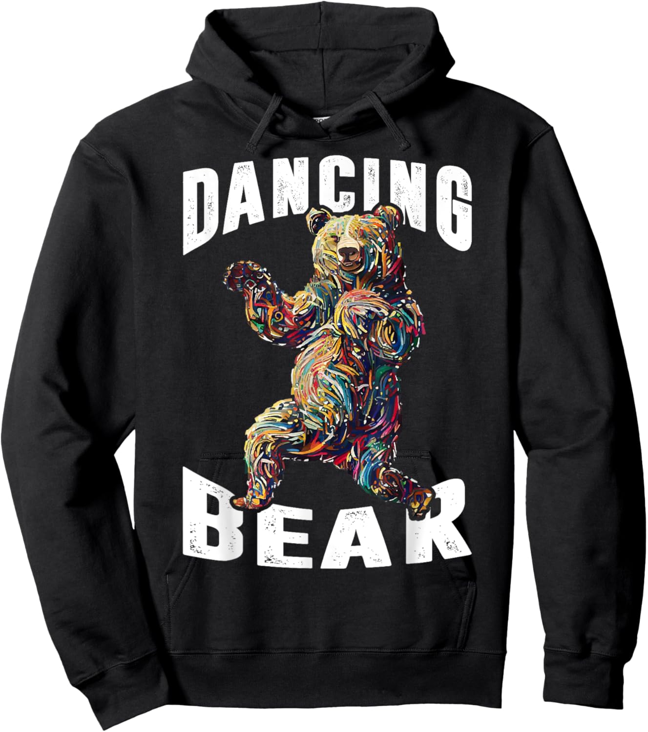 Dancing Bear Hoodie - Hoodie | Black