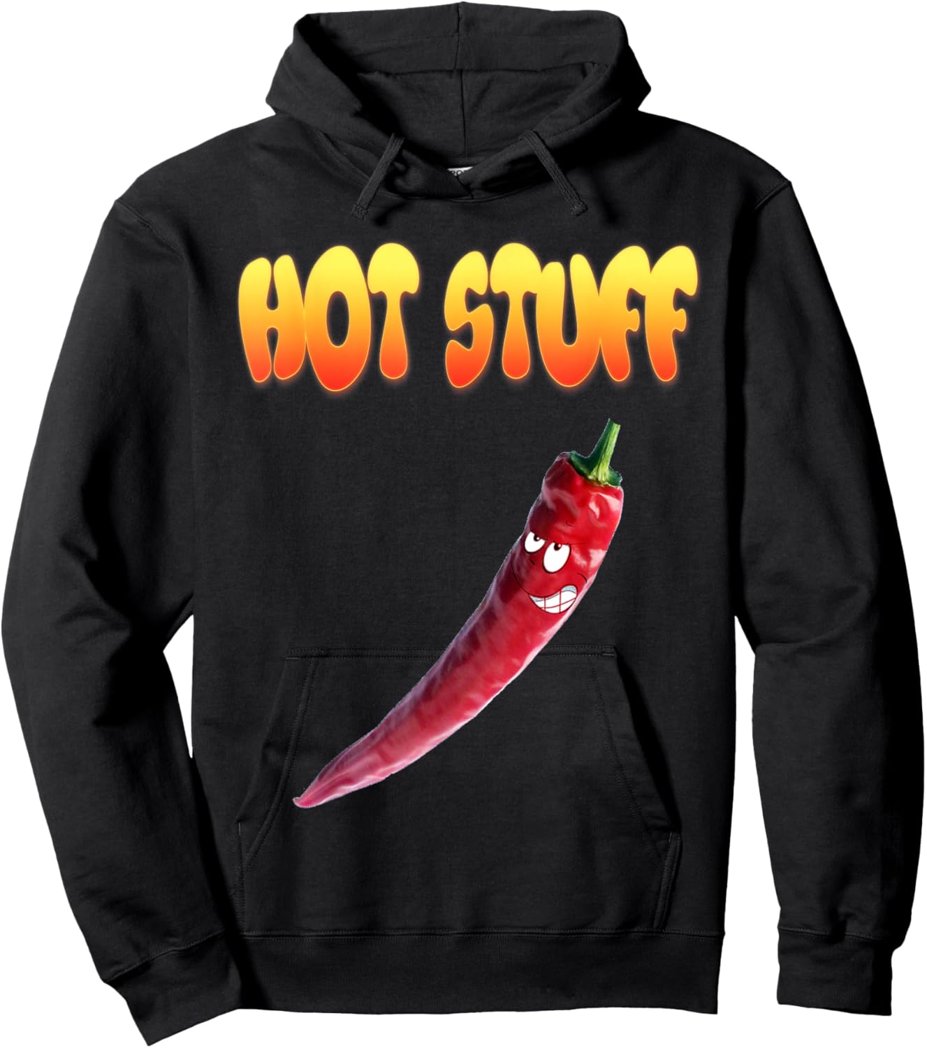 Hot Stuff Silly Cayenne Pepper Hoodie - Hoodie | Black