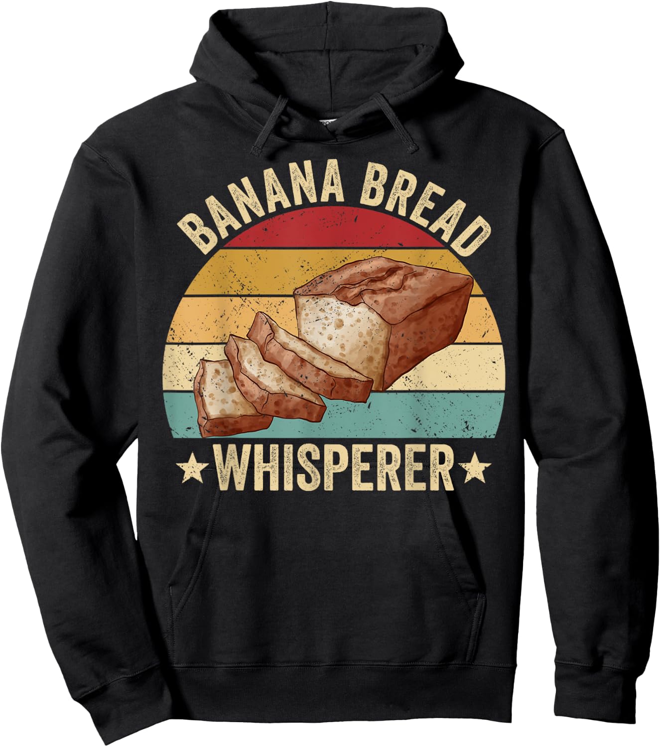 Funny Bread Baking Baker Banana Bread Whisperer Hoodie - Hoodie | Black