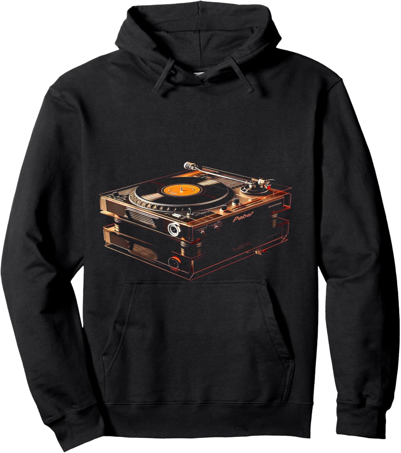DJ Turntable Hoodie - Hoodie | Black