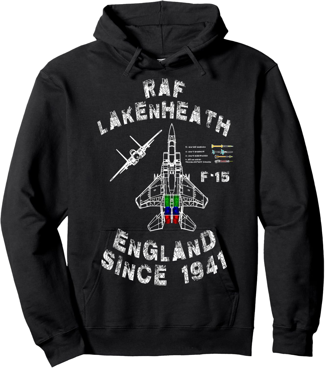 RAF Lakenheath Hoodie - Hoodie | Black