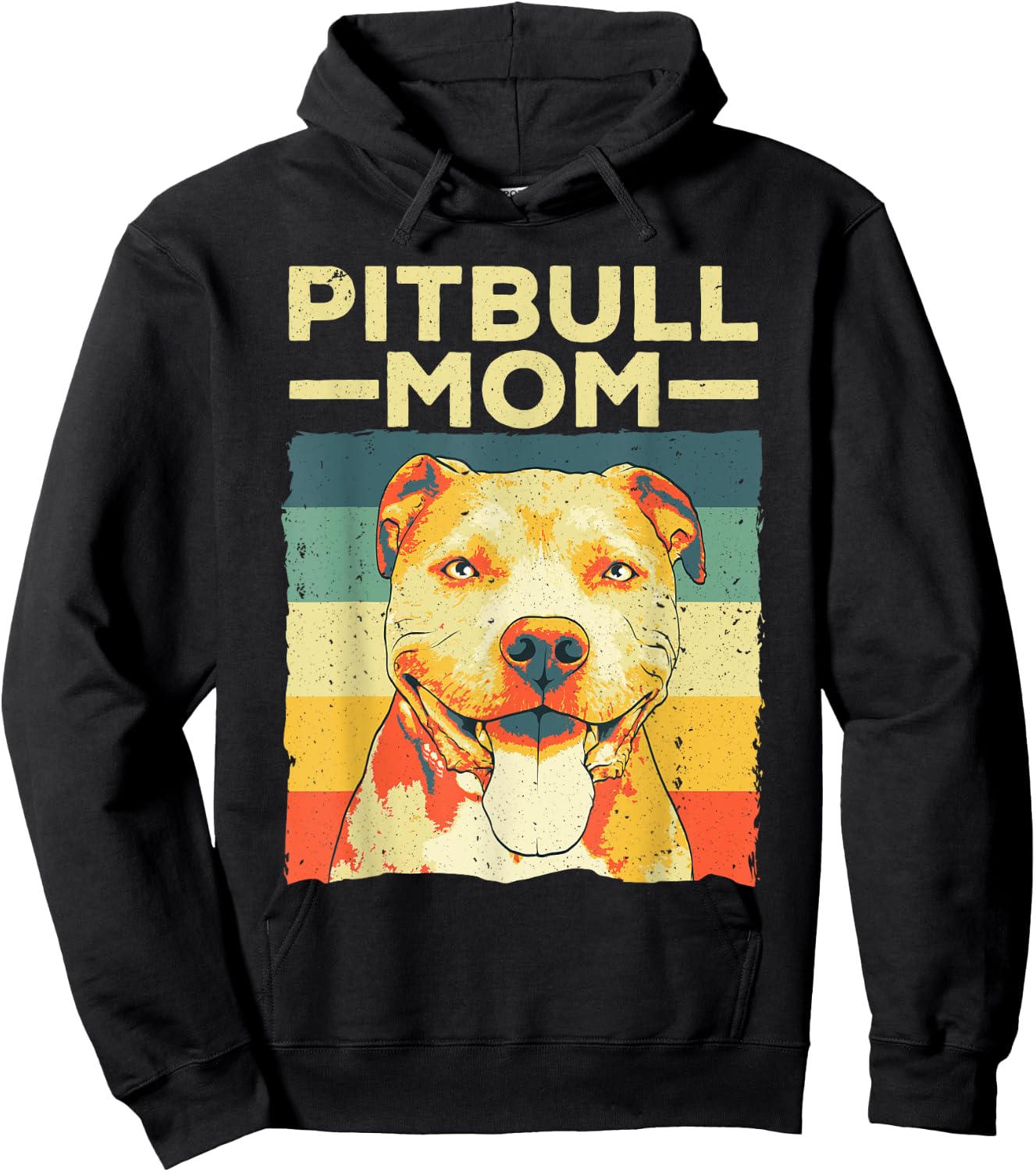 Cool Pitbull Mom Girls Pitbull Owner Dog Lover Hoodie - Hoodie | Black