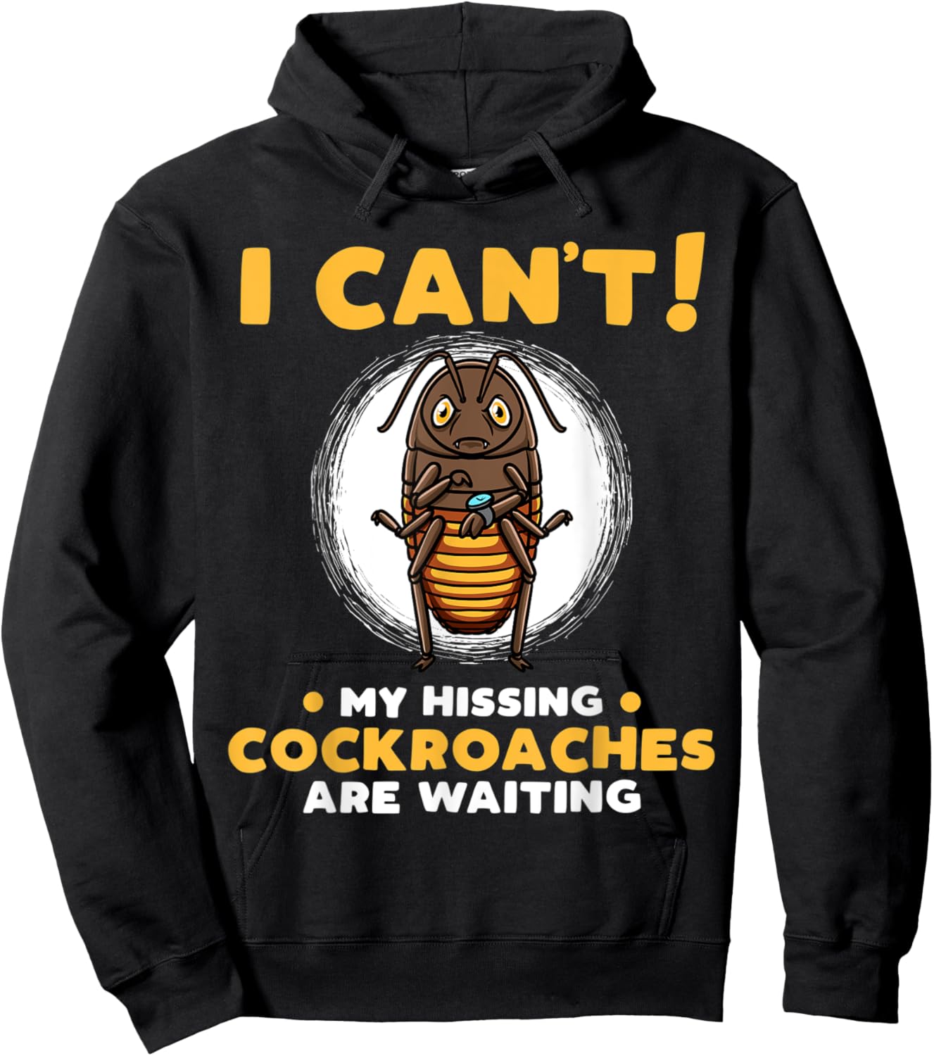Madagascar Hissing Cockroach Hoodie - Hoodie | Black