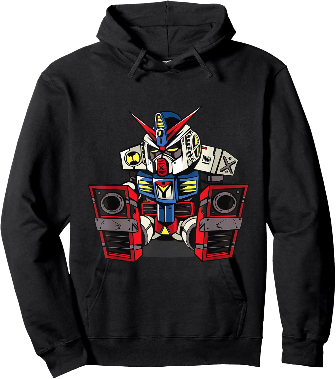 Sleepy Mecha Robot Science Fiction Anime Hoodie - Hoodie | Black