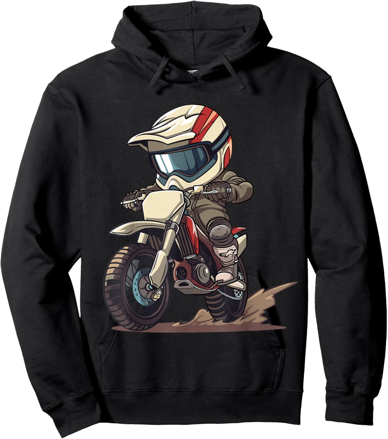 Kids Dirt Bike Hoodie - Hoodie | Black