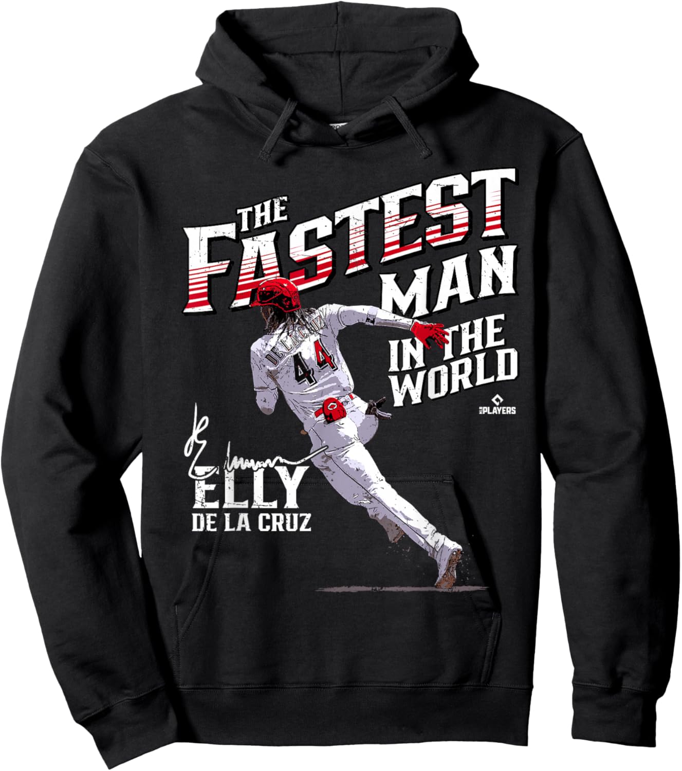 The Fastest Man in The World Elly De La Cruz Cincinnati Hoodie - Hoodie | Black