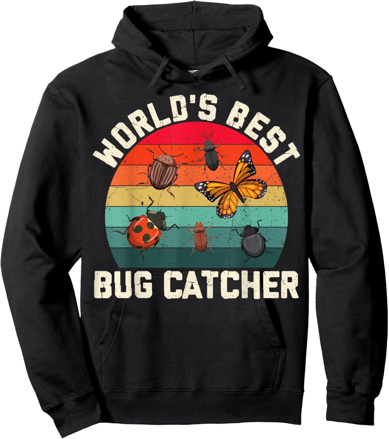 World's Best Bug Catcher Insect Explorer Nature Lover Hoodie - Hoodie | Black