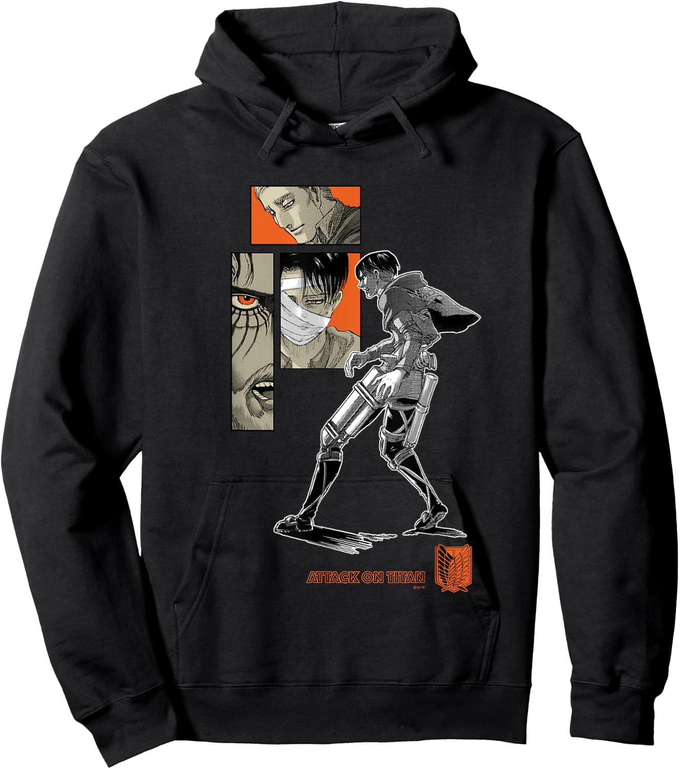 Commemoration of completion My Purpose Attack on Titan Hoodie - Hoodie | Black
