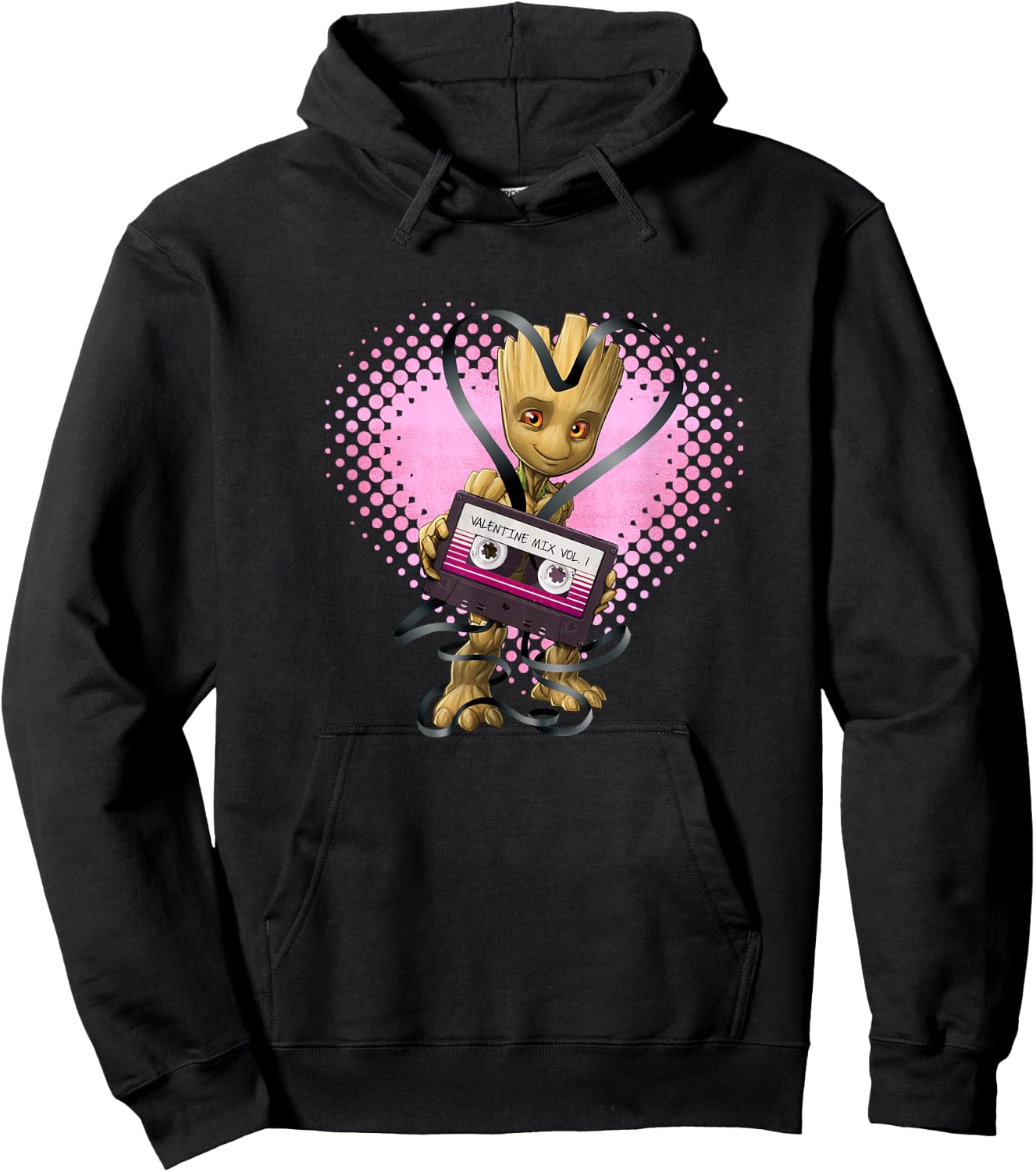 Marvel Guardians of the Galaxy Groot Valentines Mix Vol 1 Hoodie - Hoodie | Black